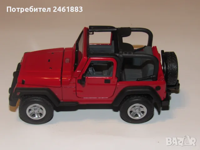 1/32 SIKU JEEP WRANGLER метална количка за колекционери , снимка 5 - Колекции - 48668545