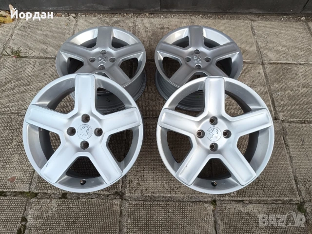 Оригинални алуминиеви джанти 17 '' цола 4х108 ПЕЖО / PEUGEOT CITROEN, снимка 3 - Гуми и джанти - 50950933