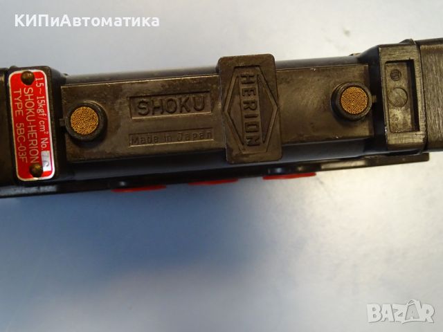 пневматичен разпределител SHOKU-HERION 5BC-03F solenoid valve 100VAC, снимка 5 - Резервни части за машини - 45144170