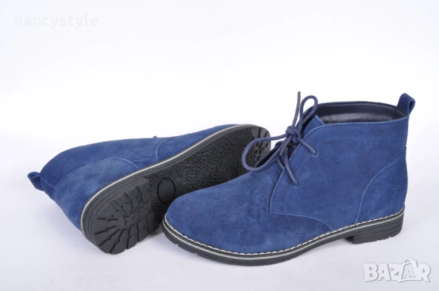 НОВО! Дамски кларкове от естествен велур - Четири цвята, снимка 17 - Дамски боти - 47495488