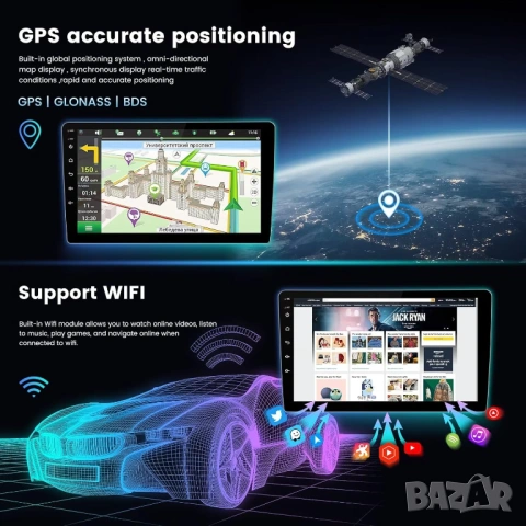 Мултимедия за Honda CRV, 2017-2022, Андроид навигация, Хонда CR-V, Carplay, Android AUTO, 2DIN, снимка 12 - Аксесоари и консумативи - 53634059