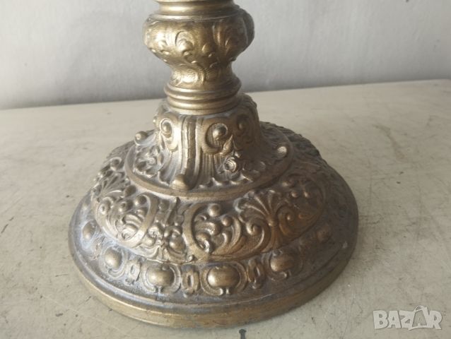 Стара газова (газена) лампа, снимка 3 - Антикварни и старинни предмети - 45806710