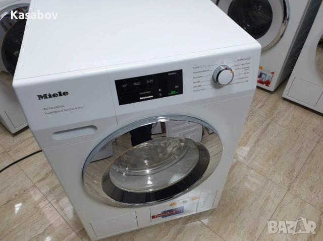 Miele 1600rpm 9кг Wi-Fi TwinDos Подсветка Пералня Миеле 12м Гаранция