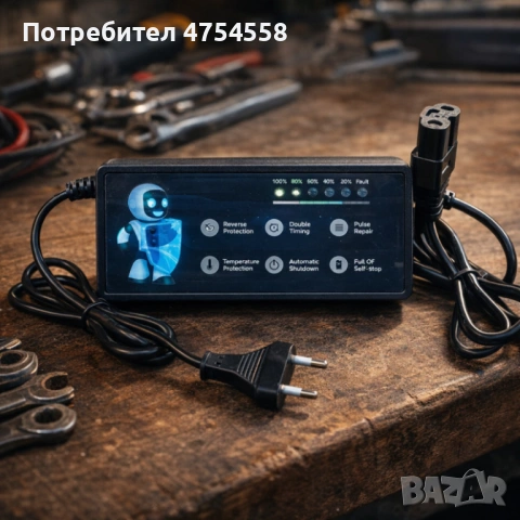 Интелигентно зарядно устройство за електрически скутери - мощно и ефективно, снимка 2 - Оригинални зарядни - 53843030