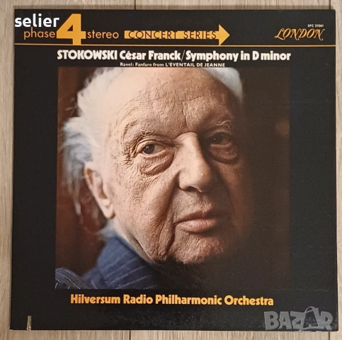 Stokowski, César Franck / Maurice Ravel, Hilversum Radio Philharmonic Orchestra ‎– Symphony In D Min