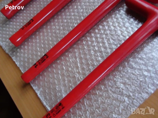LEMP - VDE 1000 V - MADE IN GERMANY - 4 броя ПРОФЕСИОНАЛНИ Изолирани Маркови Ключове: 13-14-17-19 mm, снимка 12 - Клещи - 50776307