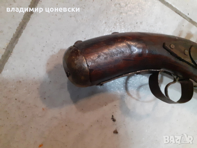 Красив кремъчен пистолет,пищов,оръжие, снимка 3 - Колекции - 53603400