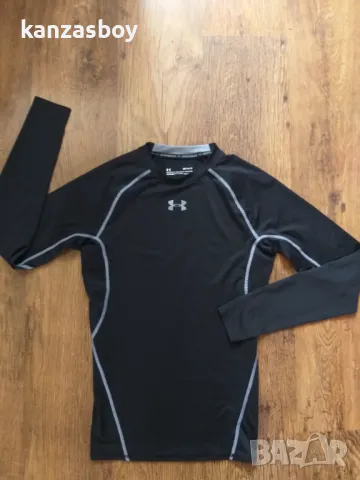 Under Armour Ua HeatGear® Long Sleeve Compression - страхотна фитнес блуза КАТО НОВА М, снимка 6 - Блузи - 46820875