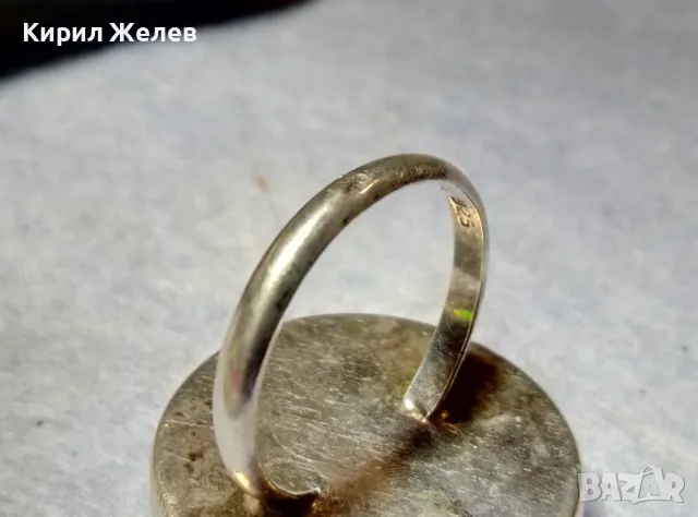 ОГРОМЕН СКЪПОЦЕНЕН СРЕБЪРЕН АРТ ПРЪСТЕН СРЕБРО 925 с БЛЕСТЯЩИ ФАСЕТИРАНИ МАРКАЗИТИ и ЦИРКОНИ 49280, снимка 6 - Пръстени - 49914903