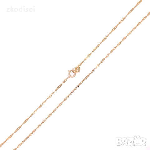 Златен синджир 1,56гр. 45,0см. 14кр. проба:585 модел:34165-4