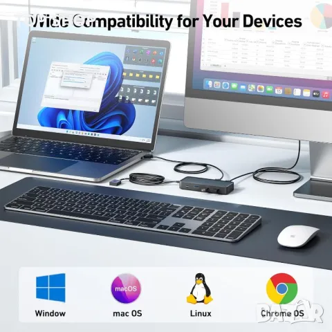 uni USB 3.0 превключвател, 4 порта USB превключвател към 2 компютъра, с дистанционно управление, снимка 8 - Друга електроника - 49805287
