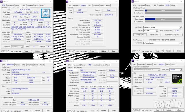 Настолен компютър - I5-9400F, GTX 1660 TI 6GB, 16GB RAM, SSD+HDD, снимка 4 - Геймърски - 46334601