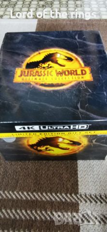 Jurassic World 6-Movie Collection - 4K Blu-ray + Giftset - Колекция Джурасик свят + статуетка, снимка 2 - Blu-Ray филми - 44595879
