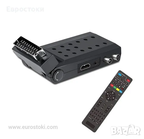 Цифров декодер DIProGress DPT202SB, цифров ефирен SCART стик DVB-T2 H265/HEVC 10 Bit, снимка 1