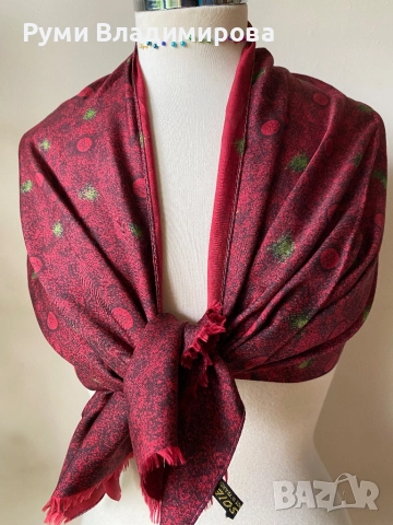 Копринен шал/ дълъг шал/ различни видове, снимка 12 - Шалове - 51339568