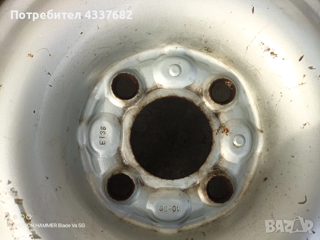 Джанта 13-ка за Рено, снимка 3 - Гуми и джанти - 54206975