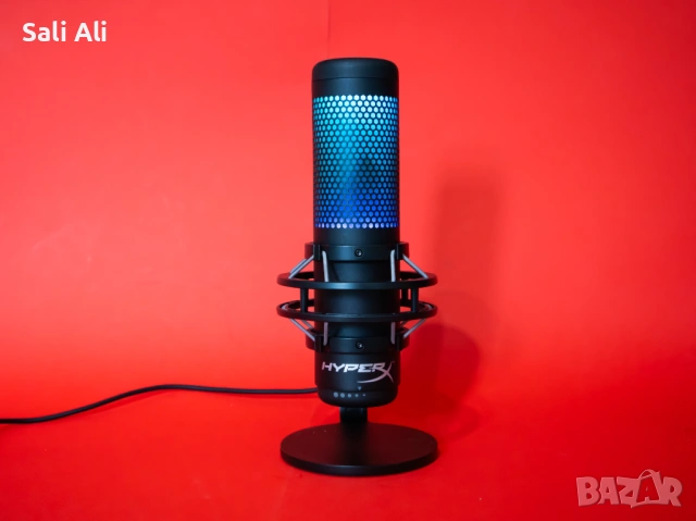 HyperX QuadCast S RGB Микрофон Геймърски USB Mic PC PS4 PS5 Mac, снимка 3 - Микрофони - 53055935