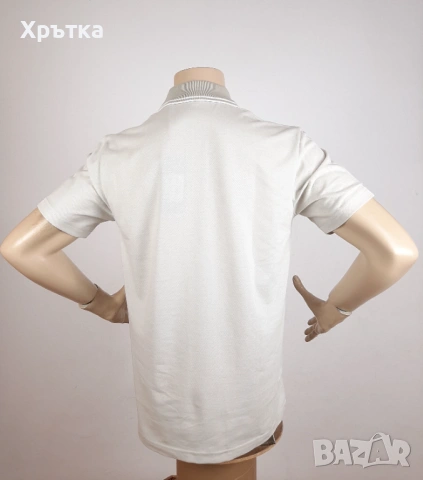 Hugo Boss Peoxfordnew - Оригинална мъжка тениска с яка р-р L/XL, снимка 6 - Тениски - 54151659
