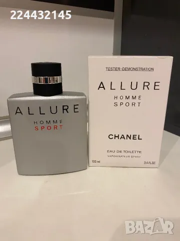 Chanel allur Homme Sport  100ml EDT Tester , снимка 1 - Мъжки парфюми - 43992460