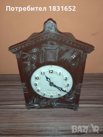 Часовник с кукувица, снимка 2 - Антикварни и старинни предмети - 53739877