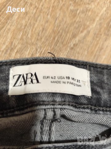 сиви дънки на Zara, снимка 4 - Дънки - 47707954