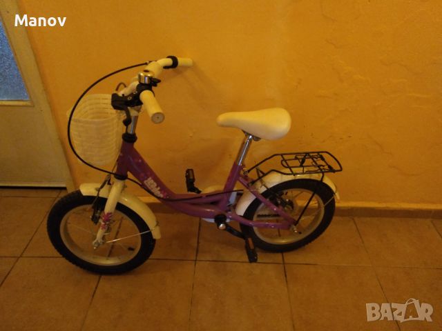 Продавам Детски велосипед 14 Leader Eleganca, signal violet