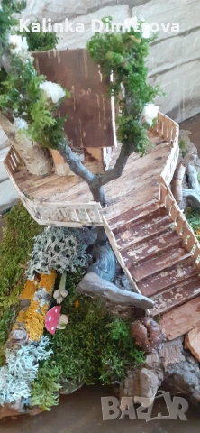 Къща на дърво-ръчна изработка., снимка 2 - Други стоки за дома - 53179766