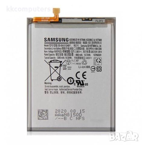 Батерия EB-BA315ABY за Samsung A22 4G / A31 / A225 / A325 / Оригинал Service Pack Баркод : 115721, снимка 1 - Резервни части за телефони - 46483966