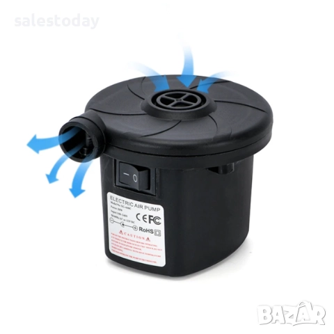 Помпа за за надуване и изпускане, Електрическа, 12V, снимка 3 - Надуваеми легла - 51565507