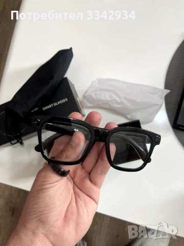 Смарт очила с вградена камера и микрофон и говорители - Smart Glasses - Чисто Нови!, снимка 3 - Друга електроника - 54176346