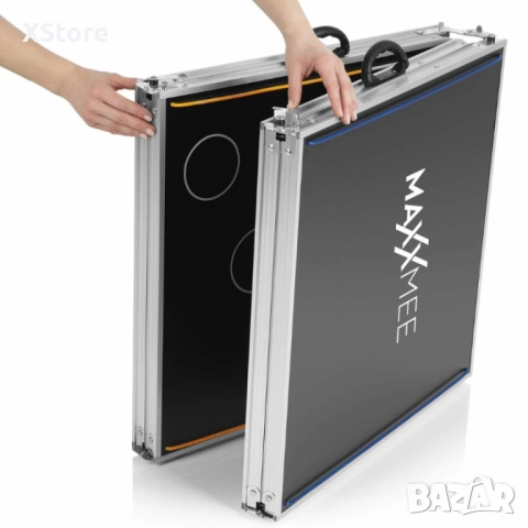 1бр/ MAXXMEE LED Beer Pong маса – парти маса с LED осветление, сгъваема и регулируема по височина, снимка 6 - Други игри - 51993107