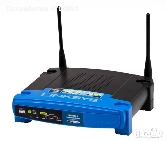 Linksys WiFi Wireless-G Broadband Router, WRT54GL, снимка 1 - Рутери - 47113024