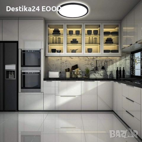 LED плафон за таван 18W Artbrite IP44 Ø29.5см, снимка 10 - Лед осветление - 53154095