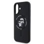 Оригинален кейс Karl Lagerfeld Silicone Karl and Choupette Heads MagSafe и Протектор За iPhone 16 (6, снимка 3