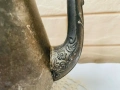 Красив посребрен чайник от Англия с цветя, снимка 7