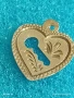 Сребърен медальон във формата на сърце ❤️ с апликация на ключ романтичен подарък 52648, снимка 4