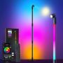 SKERITO LED ъглова подова лампа, RGB 16 милиона цвята, с приложение и дистанционно, снимка 1 - Лед осветление - 45417027