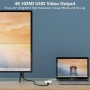 USB-C към HDMI адаптер 3-в-1 – 4K, PD 100W, USB 3.0, снимка 3
