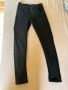 Дамски черен панталон с висока талия, снимка 2