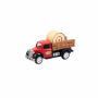 Играчка Камион, Метал/Пластмаса, Червен, 11х5 см, снимка 1 - Коли, камиони, мотори, писти - 45339741