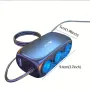 Разклонител за запалка 120W, 5-в-1, бързо зарядно за телефон с 2 USB порта и 3 букси за запалка, снимка 3