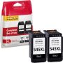 IKONK 545 XL черна касета с мастило, PG-545 черна XL за Canon 545, 2 броя, снимка 1 - Консумативи за принтери - 45684915
