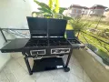 BBQ 3в1 въглища, газ + газов котлон, снимка 3