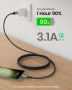 Професионален USB-C към USB-C кабел INIU 100W – 2 метра, Бързо зареждане PD 5A, снимка 5