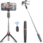 Bluetooth Селфи стик / Selfie stick 3 в 1, стойка, трипод, снимка 1