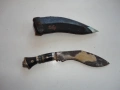 Стар нож кукри рог с кания , снимка 4