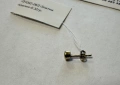 Златна обеца 0.32гр., снимка 3