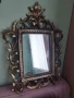 Невероятно бронзово настолно огледало, снимка 8