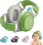 Бебешки наушници Bella's Friends за защита от шум - Удобни и регулируеми, 3-48 месеца, зелени, снимка 1