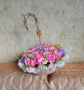 Чадърче с цветя, ръчно направено., снимка 5